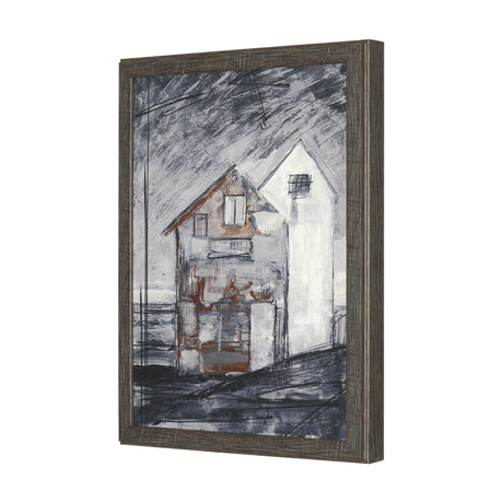 Community 3D by Mercana Studio Hand-Embellished Textured Framed Artwork Matted from Mercana - Luna Furniture