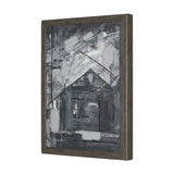 Community 4A by Mercana Studio Hand-Embellished Textured Framed Artwork Matted from Mercana - Luna Furniture