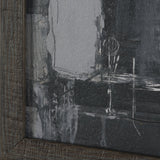 Community 4A by Mercana Studio Hand-Embellished Textured Framed Artwork Matted from Mercana - Luna Furniture