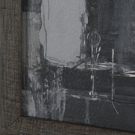 Community 4A by Mercana Studio Hand-Embellished Textured Framed Artwork Matted from Mercana - Luna Furniture