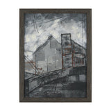 Community 4B by Mercana Studio Hand-Embellished Textured Framed Artwork Matted from Mercana - Luna Furniture