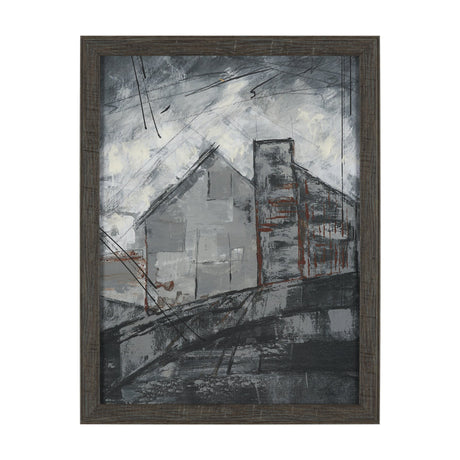 Community 4B by Mercana Studio Hand-Embellished Textured Framed Artwork Matted from Mercana - Luna Furniture