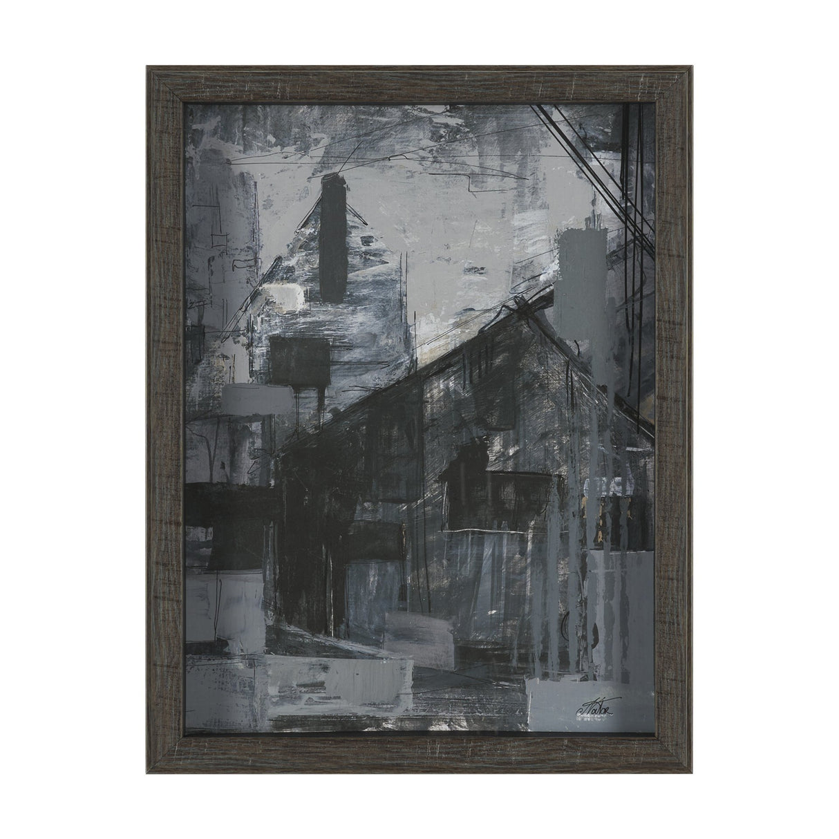 Community 4C by Mercana Studio Framed Artwork Matted under Glass from Mercana - Luna Furniture
