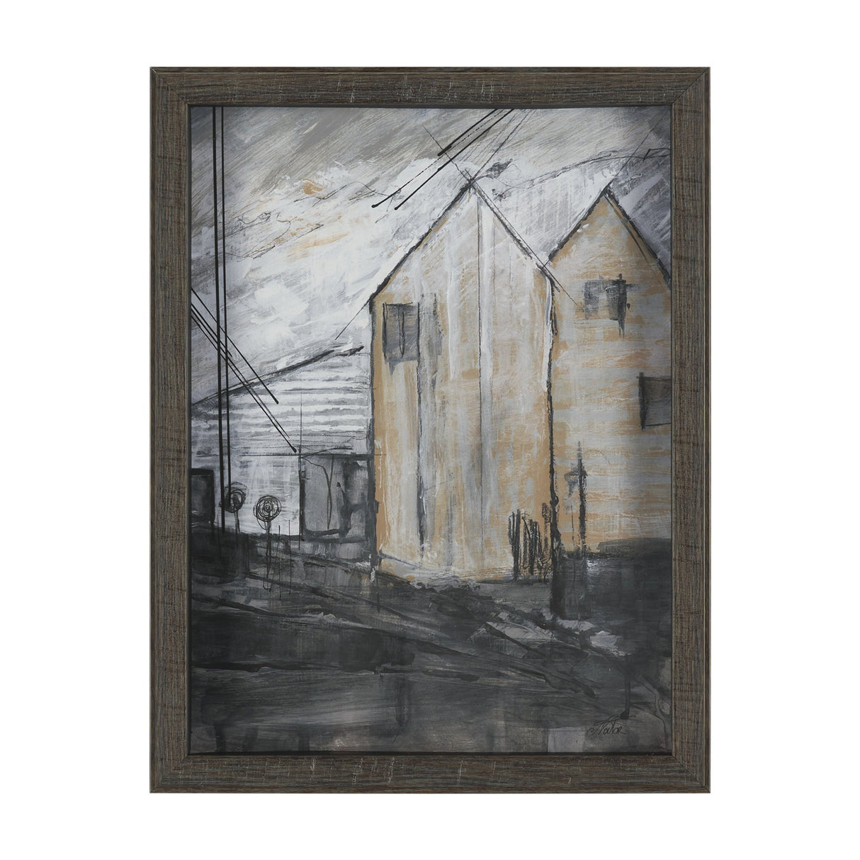 Community 4D by Mercana Studio Framed Artwork Matted under Glass from Mercana - Luna Furniture