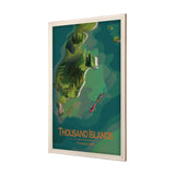 Thousand Islands GO (XL) by Mercana Studio Framed Artwork Matted under Glass from Mercana - Luna Furniture