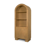 Hawthorne Solid Oak Wood w/ Glass Curio Cabinet from Mercana - Luna Furniture