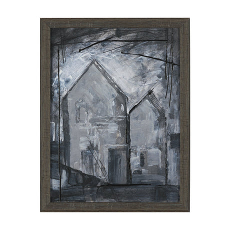 Community 2D by Mercana Studio Hand-Embellished Textured Framed Artwork Matted from Mercana - Luna Furniture