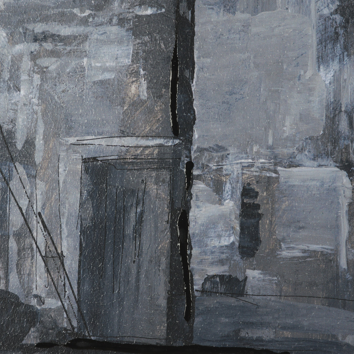 Community 2D by Mercana Studio Hand-Embellished Textured Framed Artwork Matted from Mercana - Luna Furniture