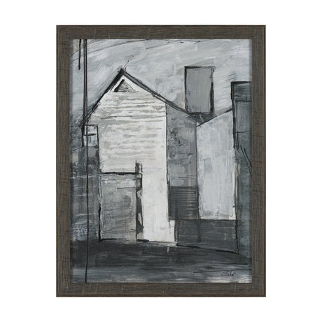 Community 3A by Mercana Studio Hand-Embellished Textured Framed Artwork Matted from Mercana - Luna Furniture