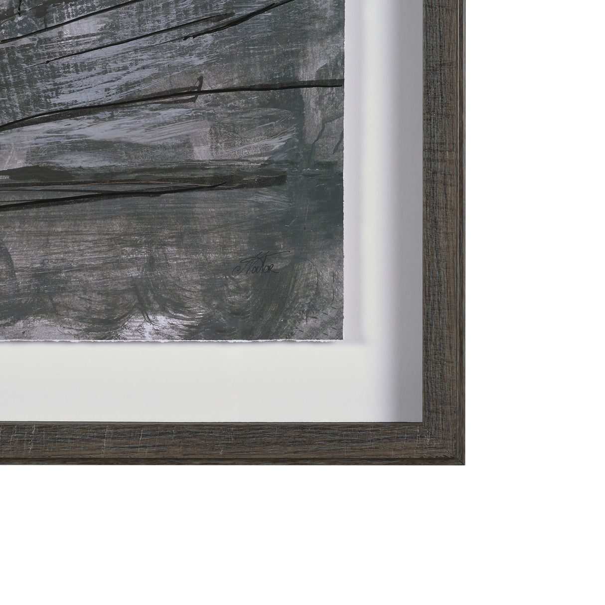 Community 2C by Mercana Studio Hand-Embellished Textured Framed Artwork Matted under Glass from Mercana - Luna Furniture