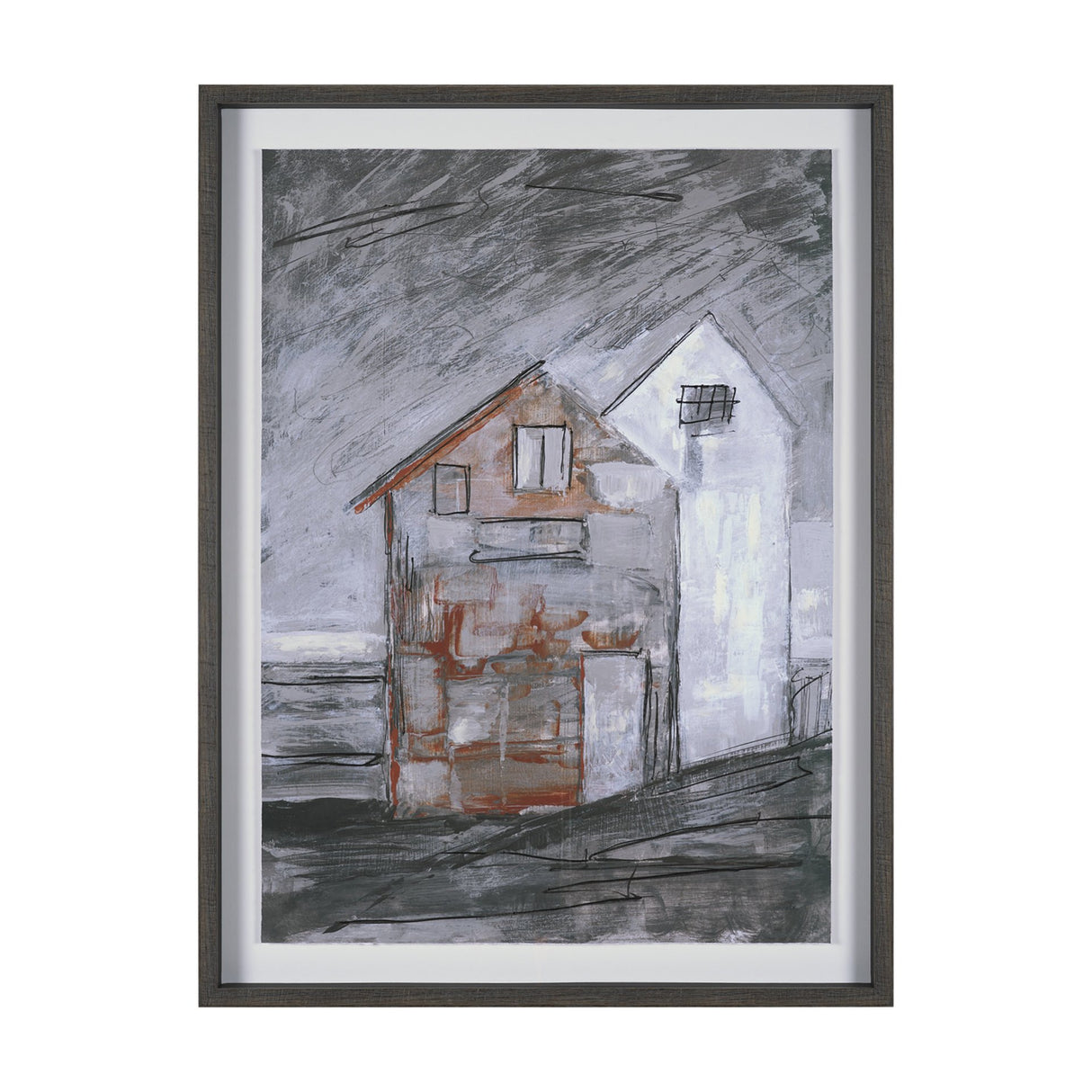 Community 3D by Mercana Studio Hand-Embellished Textured Framed Artwork Matted under Glass from Mercana - Luna Furniture