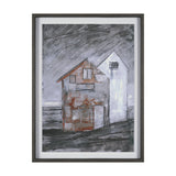 Community 3D by Mercana Studio Hand-Embellished Textured Framed Artwork Matted under Glass from Mercana - Luna Furniture