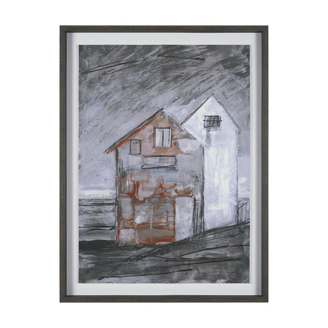Community 3D by Mercana Studio Hand-Embellished Textured Framed Artwork Matted under Glass from Mercana - Luna Furniture