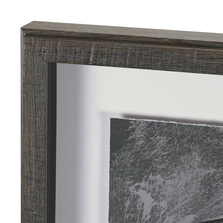 Community 3D by Mercana Studio Hand-Embellished Textured Framed Artwork Matted under Glass from Mercana - Luna Furniture