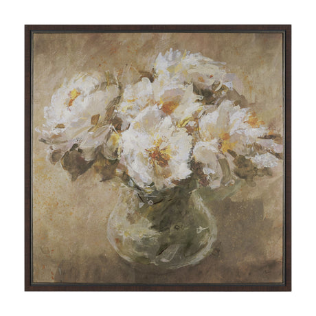 Resilient Bloom by Mercana Studio Hand-Embellished Textured Framed Canvas Artwork from Mercana - Luna Furniture