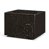 Quadra 20" Solid Cappuccino Marble Square Coffee Table from Mercana - Luna Furniture