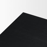 Grier Set of 2 Black Wood w/ Black Cane Nesting Accent Tables from Mercana - Luna Furniture