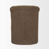 Curtis Brown Fabric Barrelback Half-Moon Base Dining Armchair from Mercana - Luna Furniture