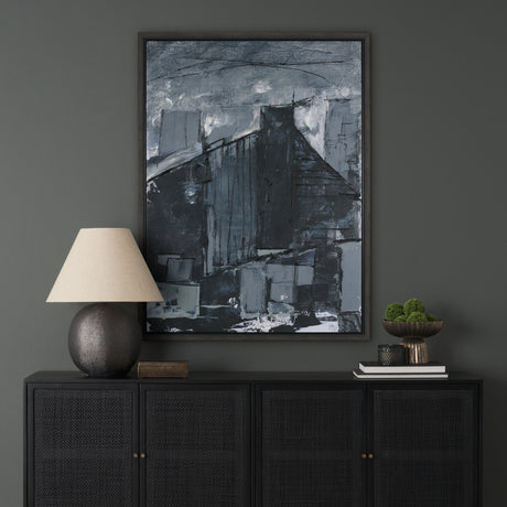 Community 4C by Mercana Studio Hand-Embellished Textured Framed Canvas Artwork from Mercana - Luna Furniture