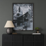 Community 1A by Mercana Studio Hand-Embellished Textured Framed Canvas Artwork from Mercana - Luna Furniture