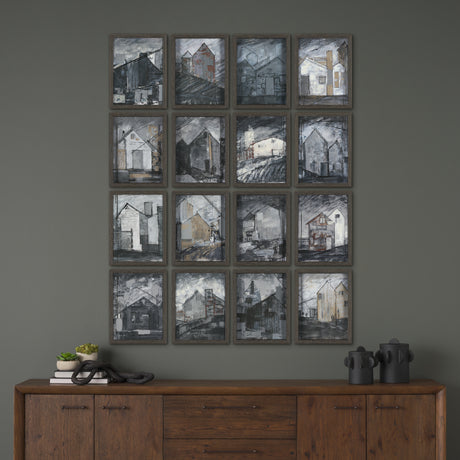 Community 1C by Mercana Studio Framed Artwork Matted under Glass from Mercana - Luna Furniture