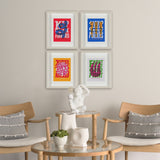 Motivation Mantra I by Michael Mullan Framed Artwork Matted under Glass from Mercana - Luna Furniture