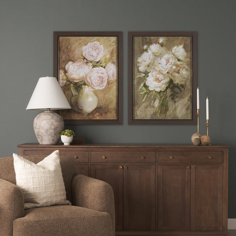 Exquisite Bloom by Mercana Studio Hand-Embellished Textured Framed Artwork Matted from Mercana - Luna Furniture