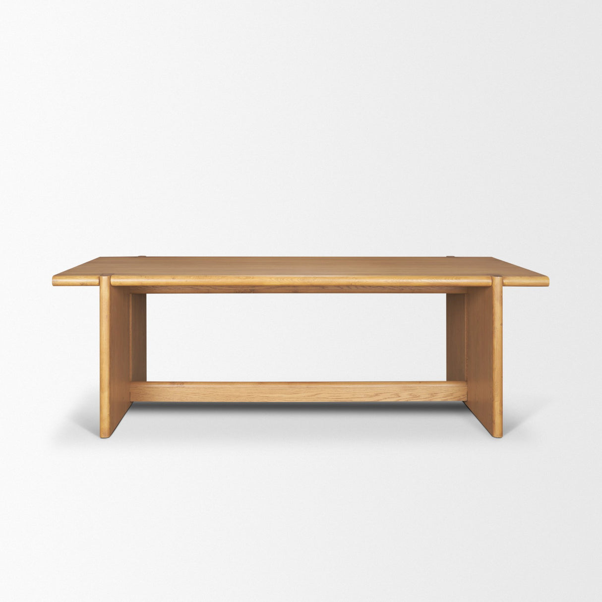 Rowan 94" Light Brown Oak Wood Rectangular Dining Table from Mercana - Luna Furniture