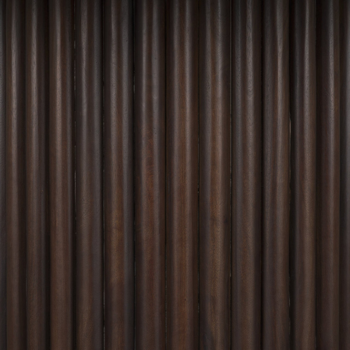 Marbrello 60" Pink Marble Top Espresso Brown Fluted Wood Round Dining Table from Mercana - Luna Furniture