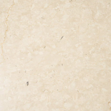 Marilyn 48" Botticino Marble W/ Light Brown Wood Base Dining Table from Mercana - Luna Furniture