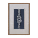 Square Knot by Mercana Studio Hand-Embellished Framed Artwork Matted under Glass from Mercana - Luna Furniture