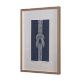 Square Knot by Mercana Studio Hand-Embellished Framed Artwork Matted under Glass from Mercana - Luna Furniture
