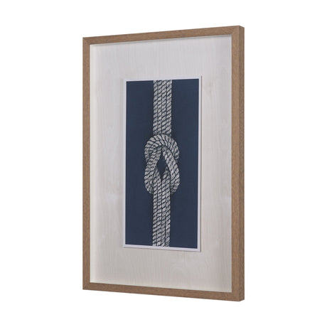 Square Knot by Mercana Studio Hand-Embellished Framed Artwork Matted under Glass from Mercana - Luna Furniture