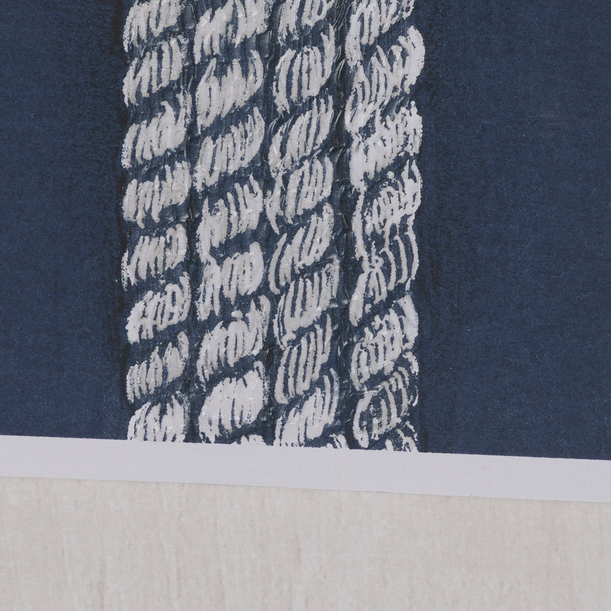 Square Knot by Mercana Studio Hand-Embellished Framed Artwork Matted under Glass from Mercana - Luna Furniture