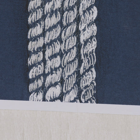 Square Knot by Mercana Studio Hand-Embellished Framed Artwork Matted under Glass from Mercana - Luna Furniture
