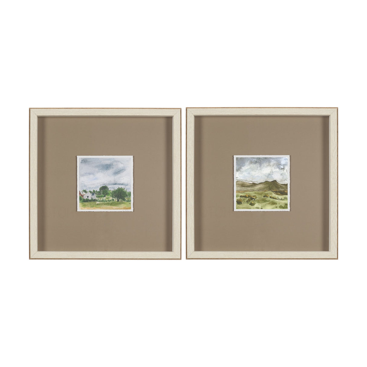 Discovery (Set of 2) by Ira Havuka Hand-Embellished Framed Artwork Matted under Glass from Mercana - Luna Furniture