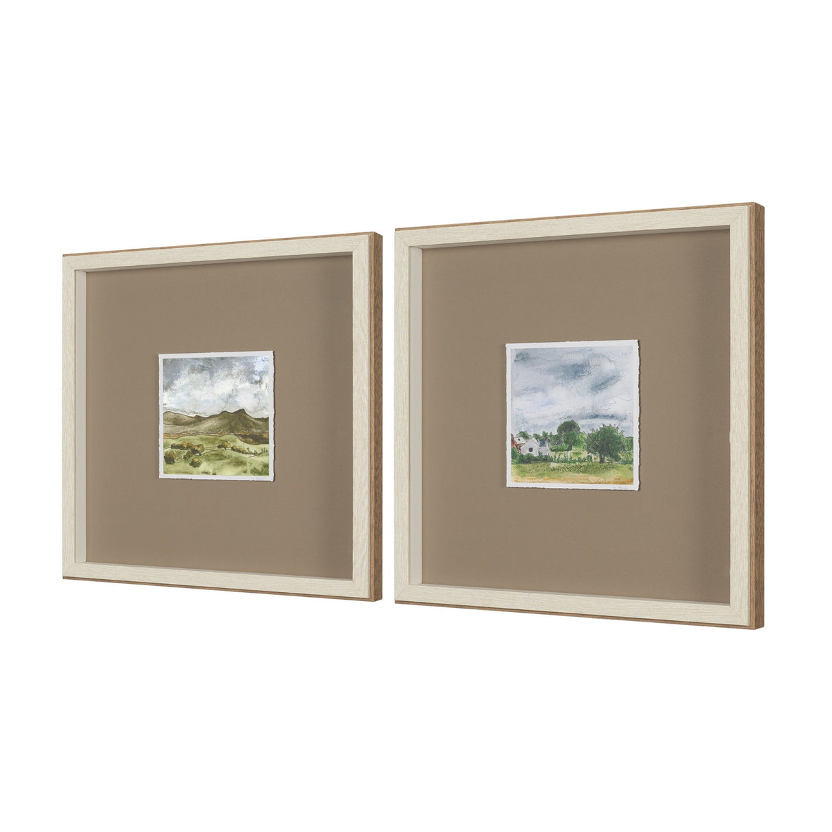 Discovery (Set of 2) by Ira Havuka Hand-Embellished Framed Artwork Matted under Glass from Mercana - Luna Furniture