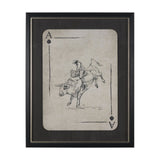 Aces Wild I by Mercana Studio Textured Framed Artwork Matted under Glass from Mercana - Luna Furniture