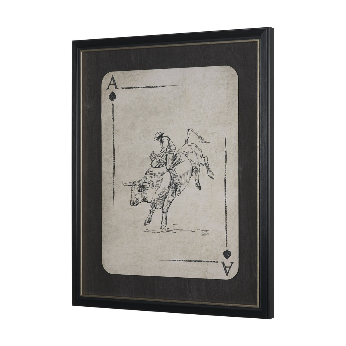 Aces Wild I by Mercana Studio Textured Framed Artwork Matted under Glass from Mercana - Luna Furniture