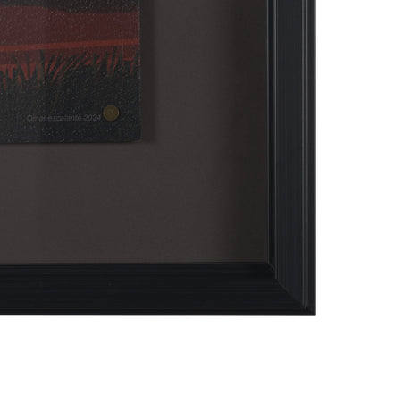 Cryptid Tourism II by Omar Escalante Textured Framed Artwork Matted under Glass from Mercana - Luna Furniture