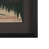 Cryptid Tourism III by Omar Escalante Textured Framed Artwork Matted under Glass from Mercana - Luna Furniture