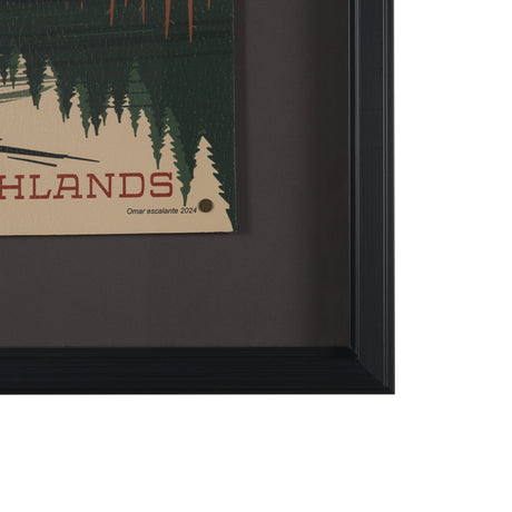 Cryptid Tourism III by Omar Escalante Textured Framed Artwork Matted under Glass from Mercana - Luna Furniture