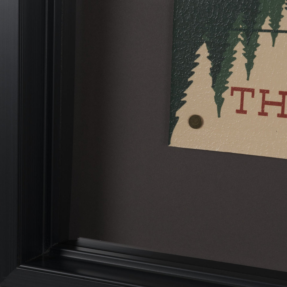 Cryptid Tourism III by Omar Escalante Textured Framed Artwork Matted under Glass from Mercana - Luna Furniture