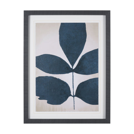 Dreamy Blues I by Stacy Daguiar Hand-Embellished Textured Framed Artwork Matted under Glass from Mercana - Luna Furniture
