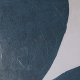 Dreamy Blues I by Stacy Daguiar Hand-Embellished Textured Framed Artwork Matted under Glass from Mercana - Luna Furniture