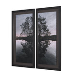 Diptych (Set of 2) by Thomas Tepstad Berge Hand-Embellish TextureFramePhoto Print Matted under Glass from Mercana - Luna Furniture
