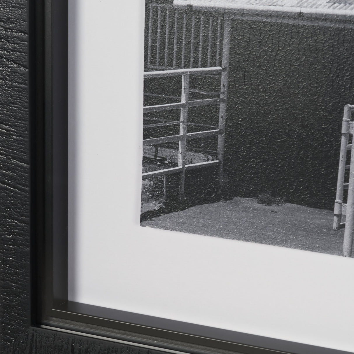 Horse Motel by Bethany Young Textured FramedPhoto Print Matted under Glass from Mercana - Luna Furniture