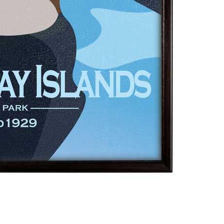 Georgian Bay Islands GO by Mercana Studio Textured Framed Artwork Matted from Mercana - Luna Furniture