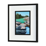 Georgian Bay Islands GO by Mercana Studio Framed Artwork Matted under Glass from Mercana - Luna Furniture