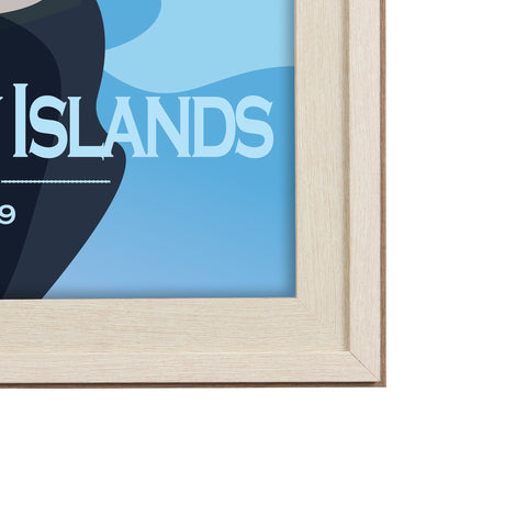 Georgian Bay Islands GO by Mercana Studio Framed Artwork Matted under Glass from Mercana - Luna Furniture